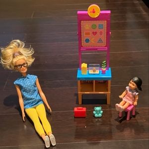 Barbie Career Teacher Doll Play